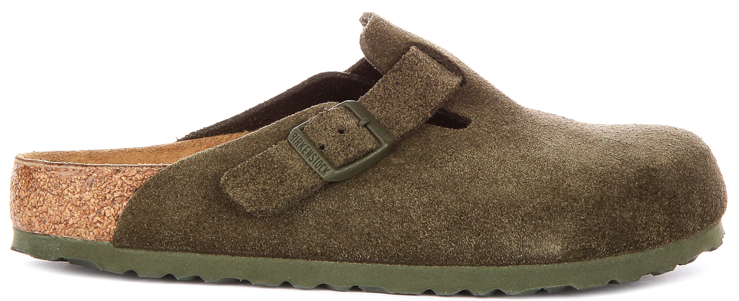 Birkenstock Boston Bs In Khaki Green | Regular Fit Secondary image