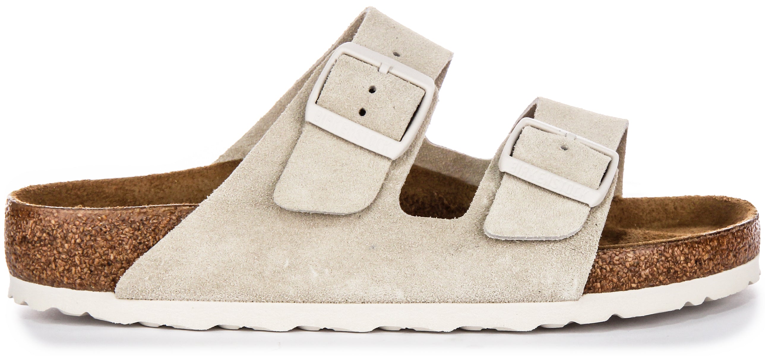 Birkenstock Arizona Bs Suède en Gris Clair | Coupe Standard Secondary image