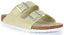 Birkenstock Arizona Sandale en cuir daim poure en vert clair