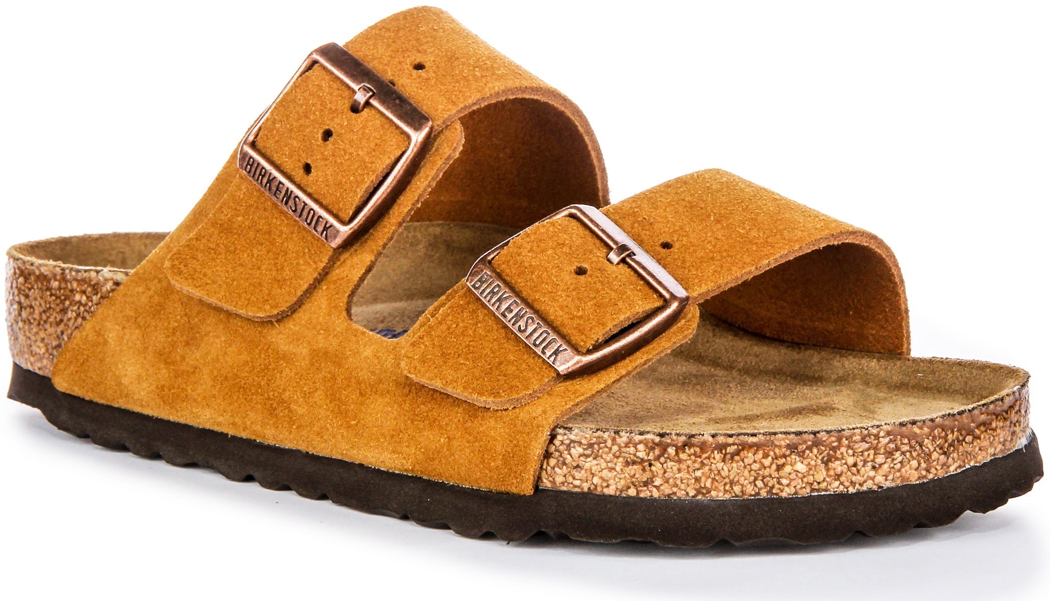 Birkenstock Arizona Soft Footbed en Mink | Coupe Régulière Main image