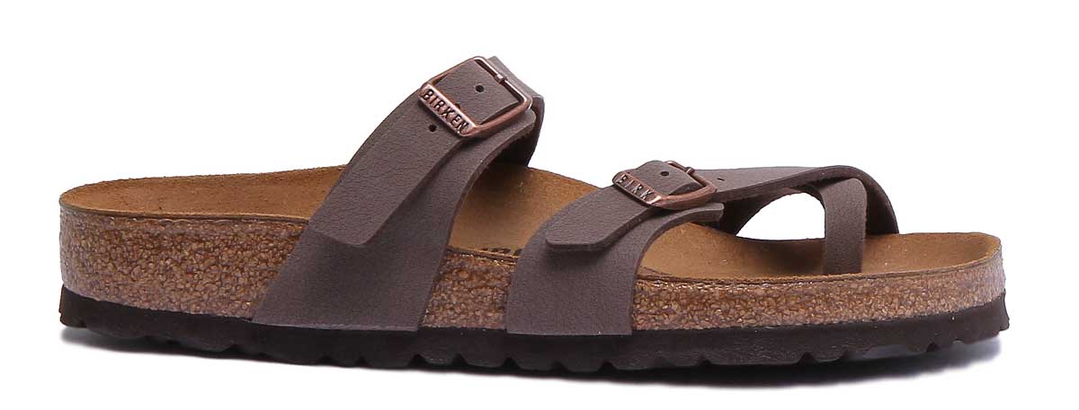 Birkenstock Mayari Sandale à lanières Birko Flor pour femmes en moca Secondary image