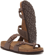 Birkenstock Mayari Sandales à lanières Birko Flor pour femmes en moca