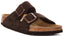 Birkenstock Arizon Bs In Moca Suede| Regular Fit