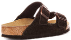 Birkenstock Arizon Bs In Moca Suede| Regular Fit