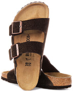 Birkenstock Arizon Bs In Moca Suede| Regular Fit