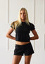 The Black Etta & Mini Shorts Co-Ord