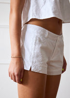 Mini Shorts - White