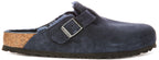 Birkenstock Boston Shearling In Navy | Regular Fit
