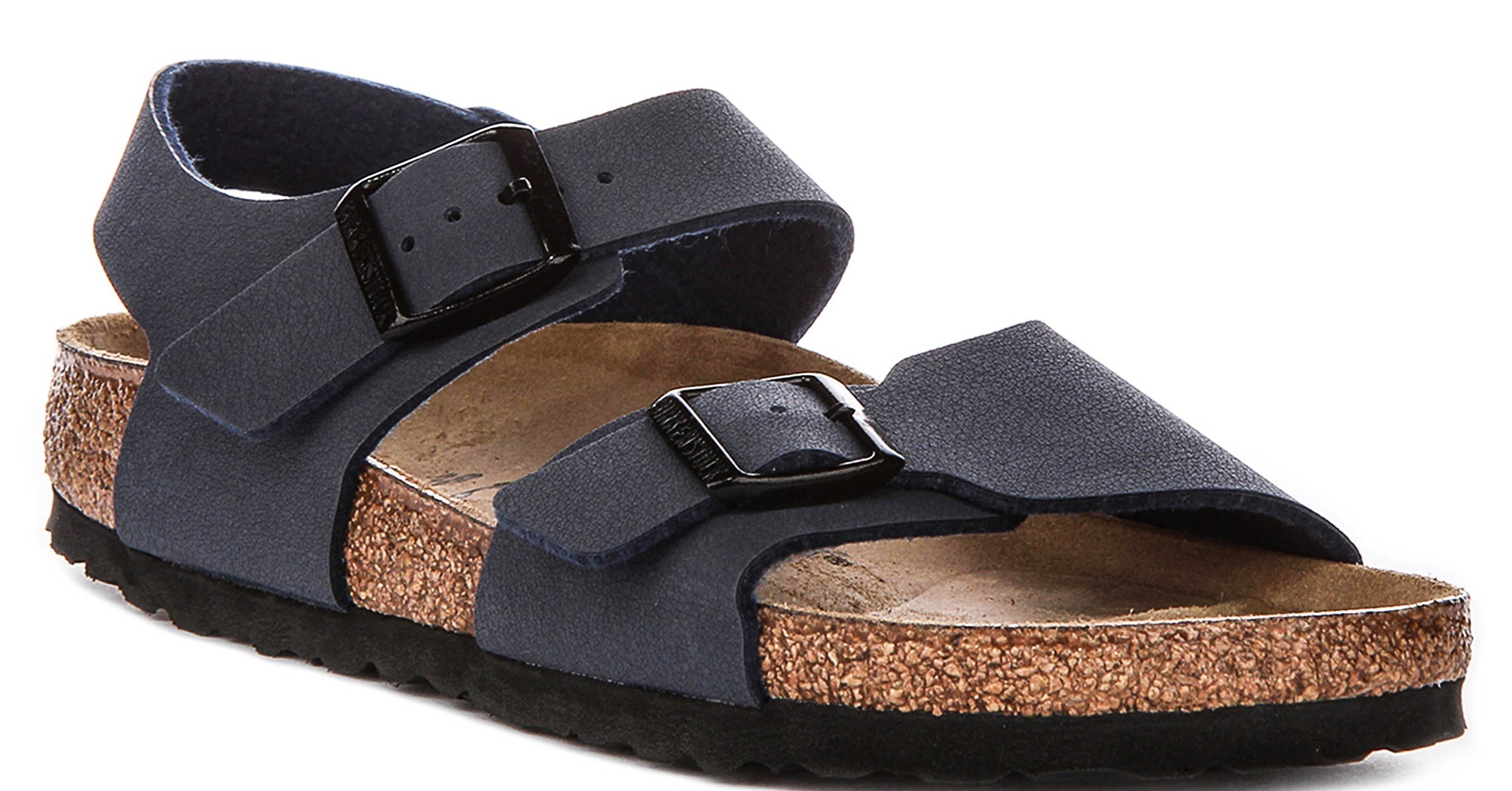Birkenstock New York in Navy for Juniors | Narrow Fit Main image
