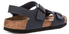 Birkenstock New York in Navy for Juniors | Narrow Fit