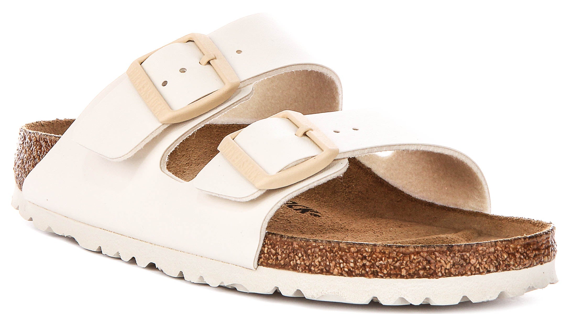 Birkenstock Arizona BS In Off White For Women | Narrow Fit Sandals Main image