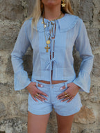 Sadie Shorts - Baby Blue