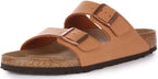 Birkenstock Arizona BS Sandale végane Birko Flor à deux lanières poure en pêche