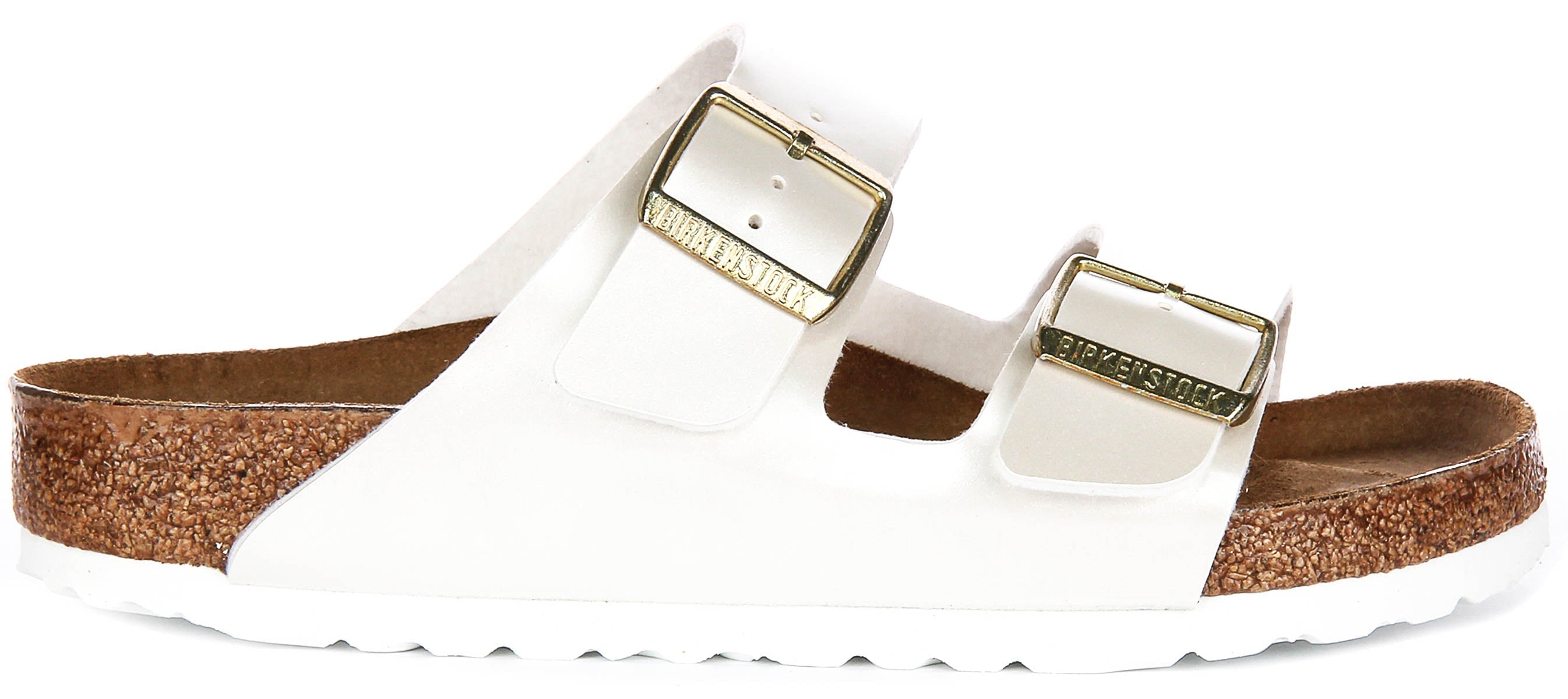 Birkenstock Arizona BS en Blanc Perle pour Enfant | Coupe Standard Secondary image