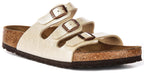 Birkenstock Florida Bs en Blanc Perle | Coupe Standard