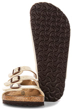 Birkenstock Florida Bs en Blanc Perle | Coupe Standard