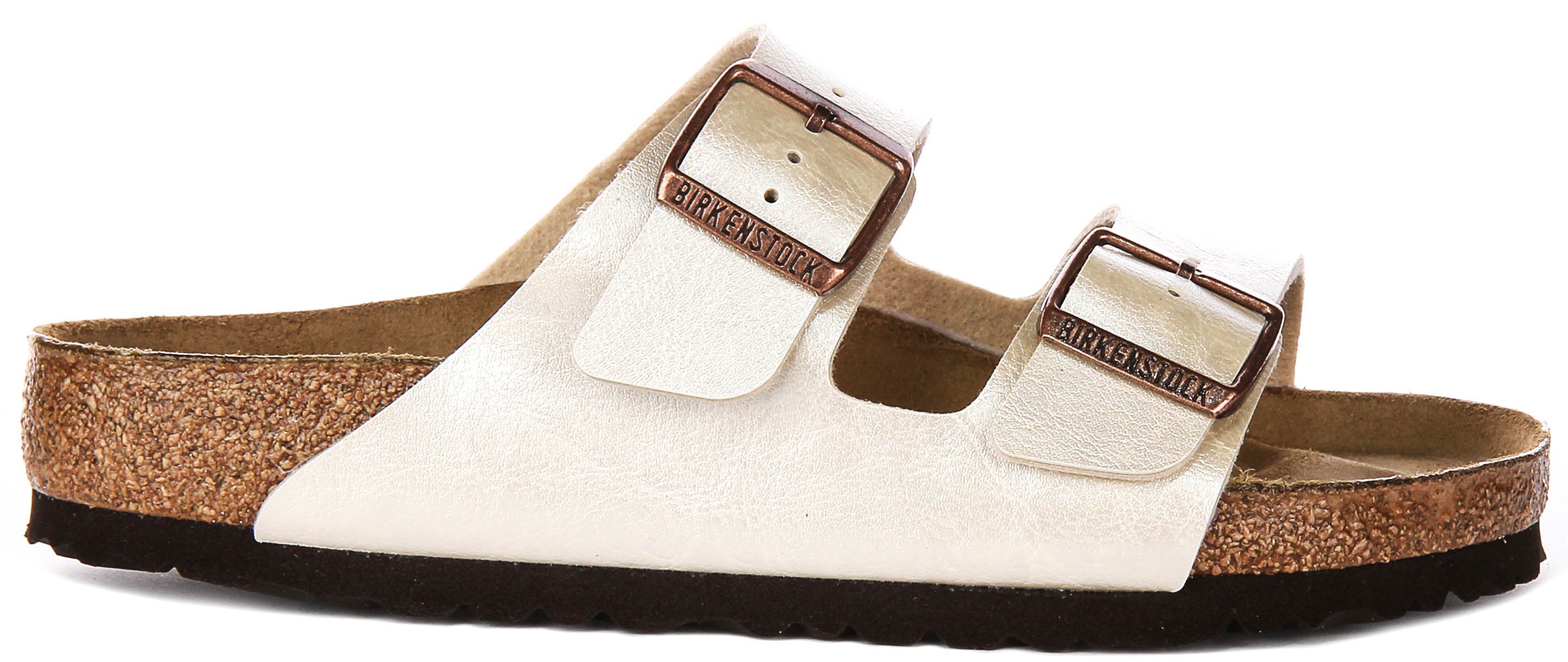 Birkenstock Arizona Bs en Blanc Perle | Coupe Standard Secondary image