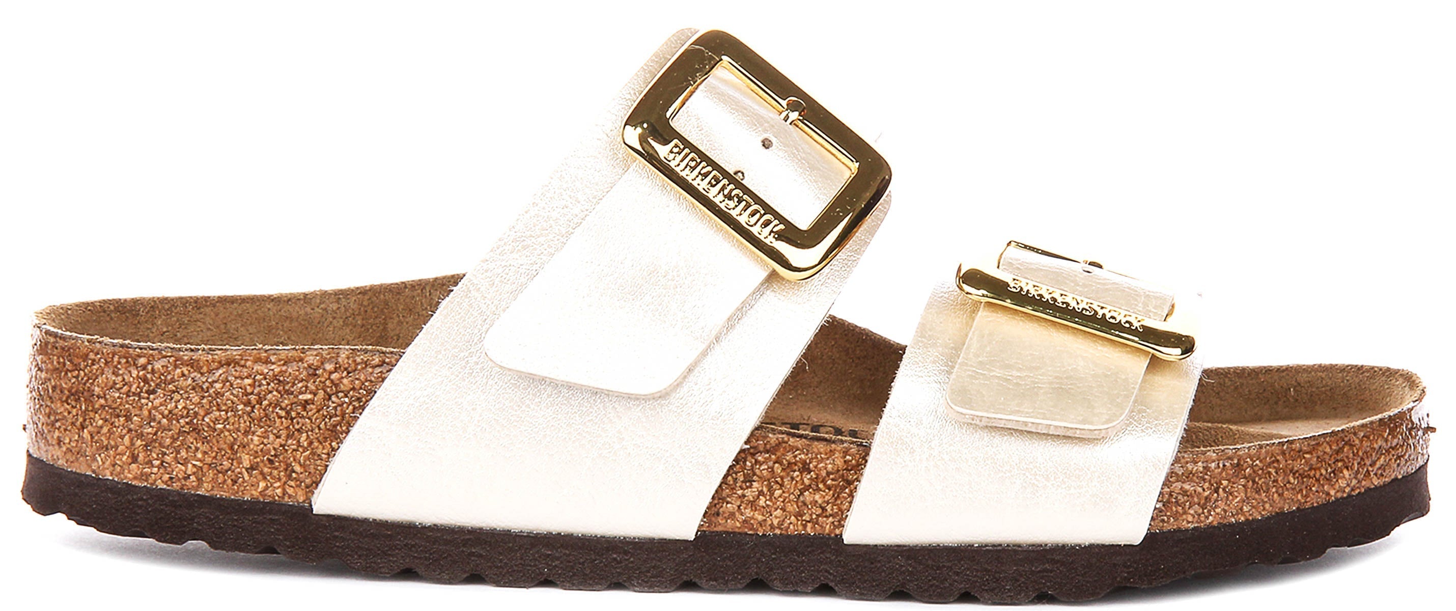 Birkenstock Sydney Cushion In Pearl White For Women | Regular Fit Secondary image