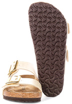 Birkenstock Sydney Cushion In Pearl White For Women | Regular Fit
