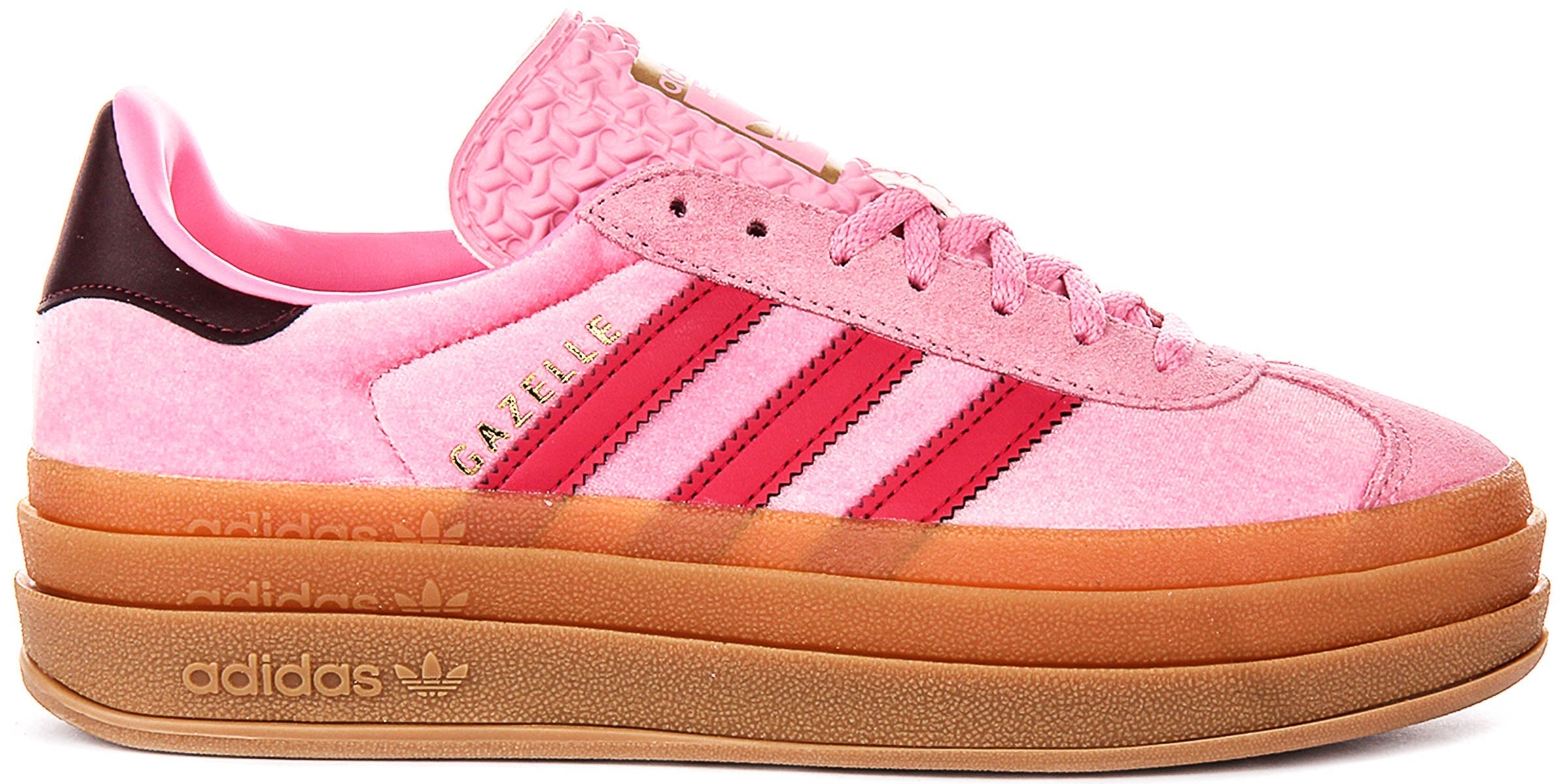 Adidas Gazelle Bold J In Pink Red For Junior Secondary image