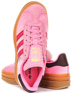 Adidas Gazelle Bold J In Pink Red For Junior