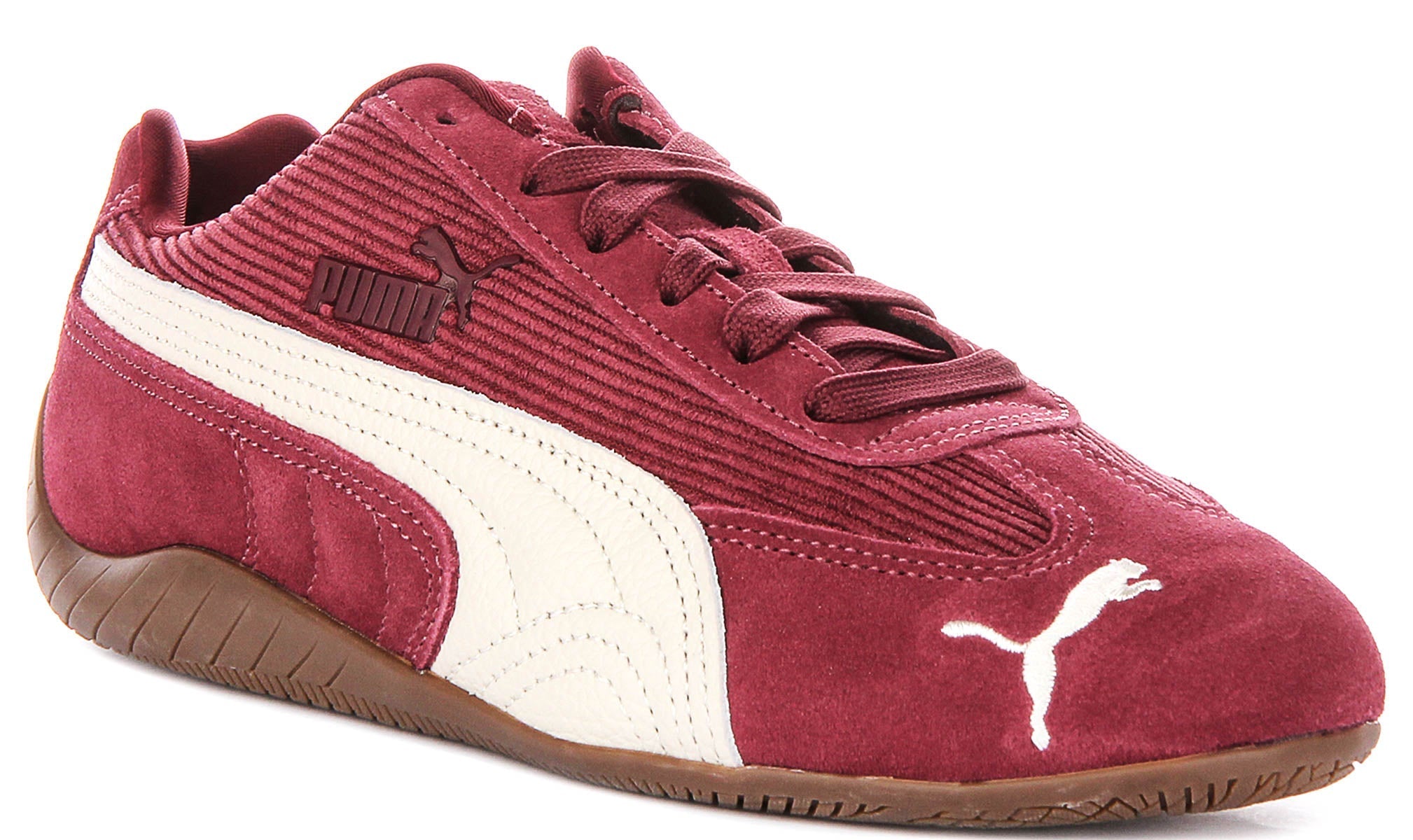 Puma Speedcat In Burgundy Cordoroy Main image