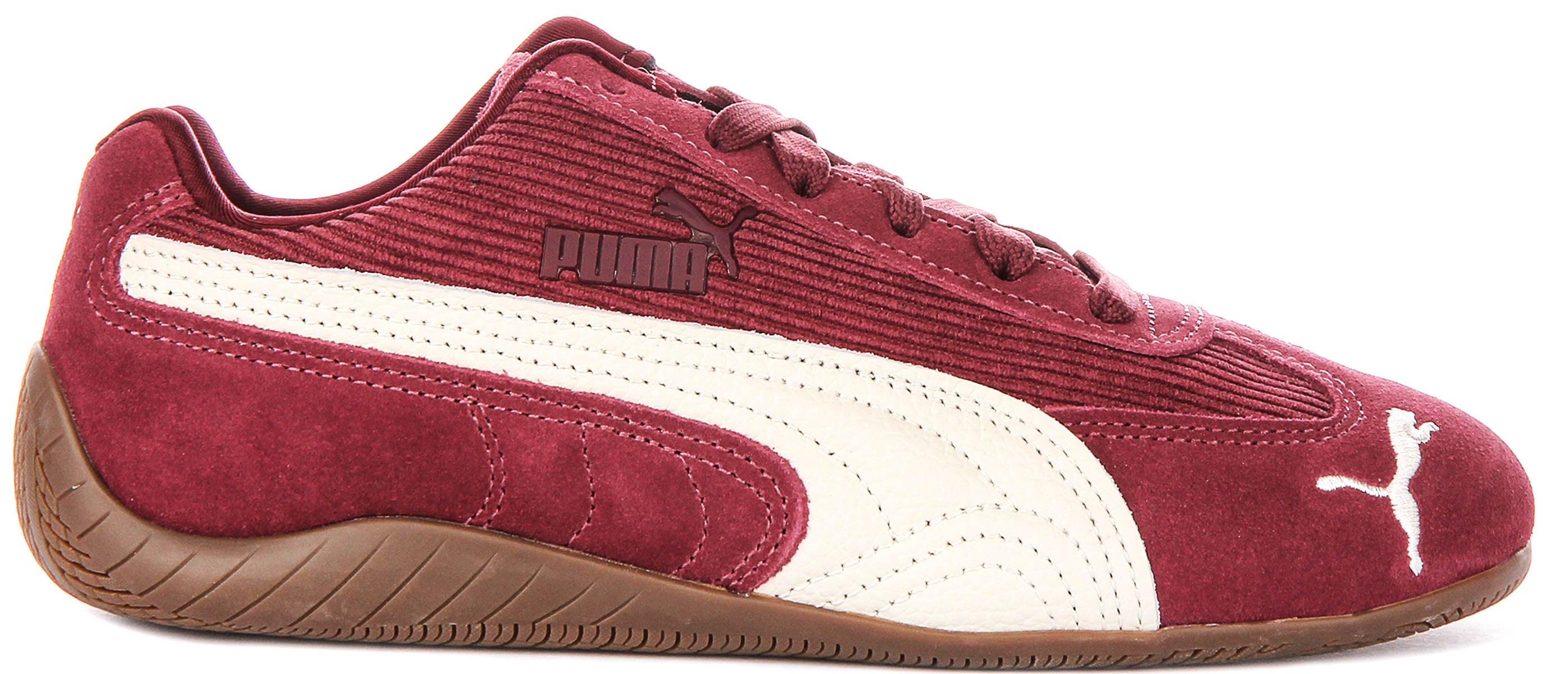 Puma Speedcat In Burgundy Cordoroy Secondary image