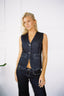 Hani Waistcoat - Dark Wash