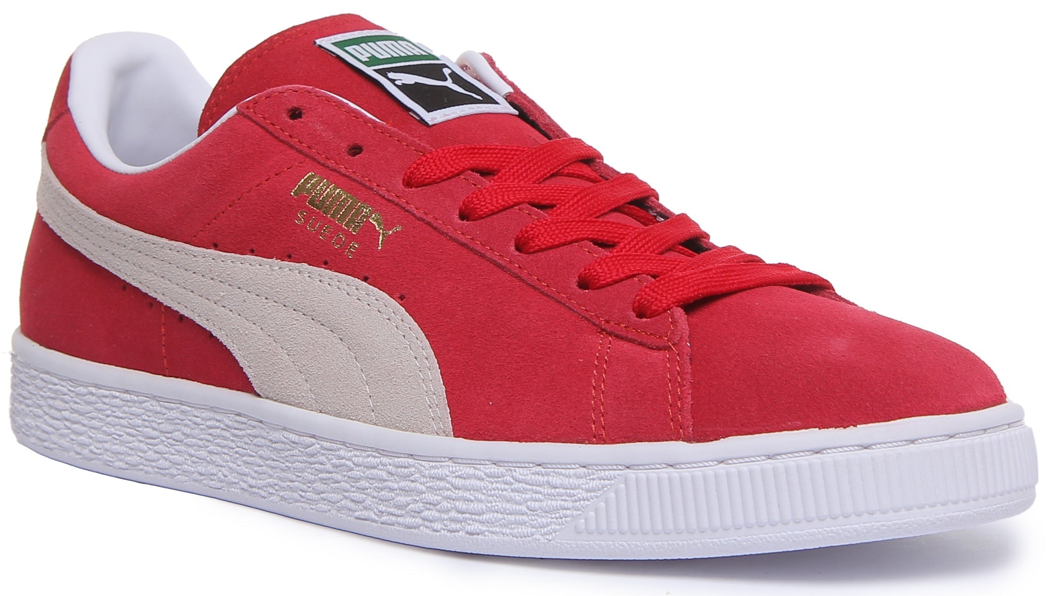 Puma Suede Classic + Baskets à lacets rouges poure Main image