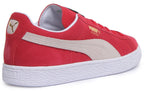 Puma Suede Classic + Baskets à lacets rouges poure