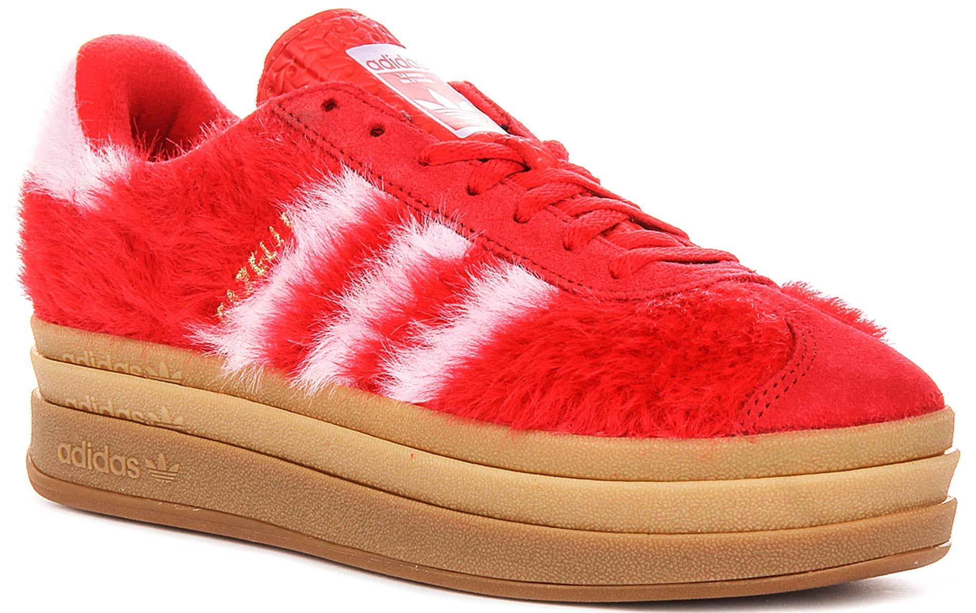 Adidas Gazelle Bold W In Red Pink Fury For Women Main image