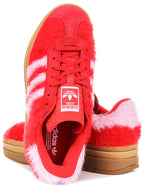 Adidas Gazelle Bold W In Red Pink Fury For Women