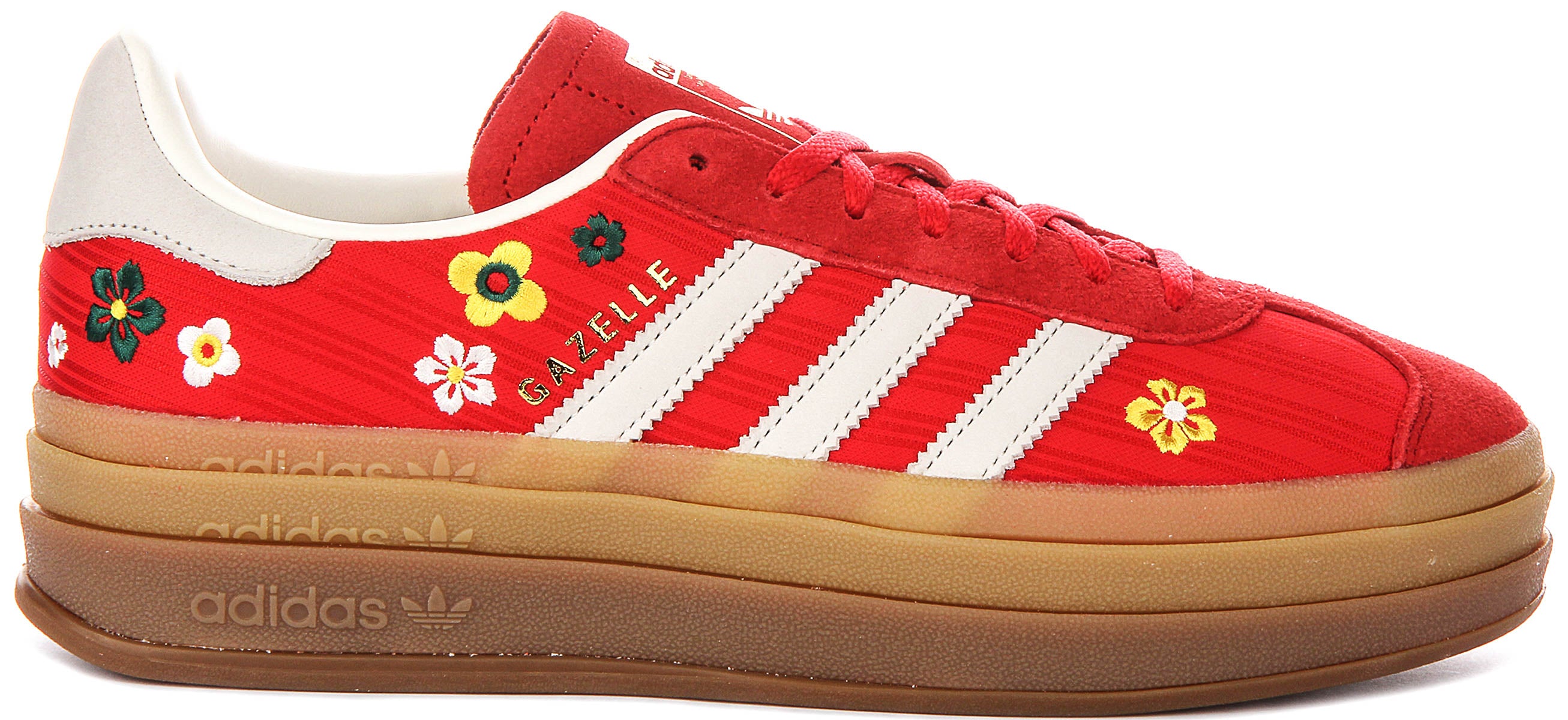 Adidas Gazelle Bold W X Liberty In Red White For Women Secondary image