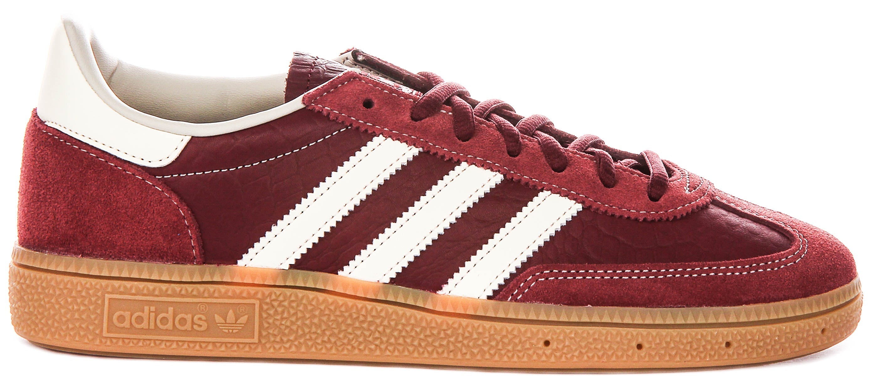 Adidas Handball Spezial In Red Croc Effect Secondary image