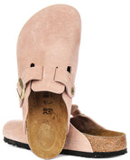 Birkenstock Boston Bs en Rose pour Unisexe