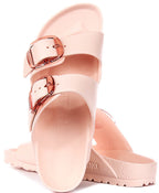 Birkenstock Arizona Big Buckle Eva In Rose For Women | Narrow Fit