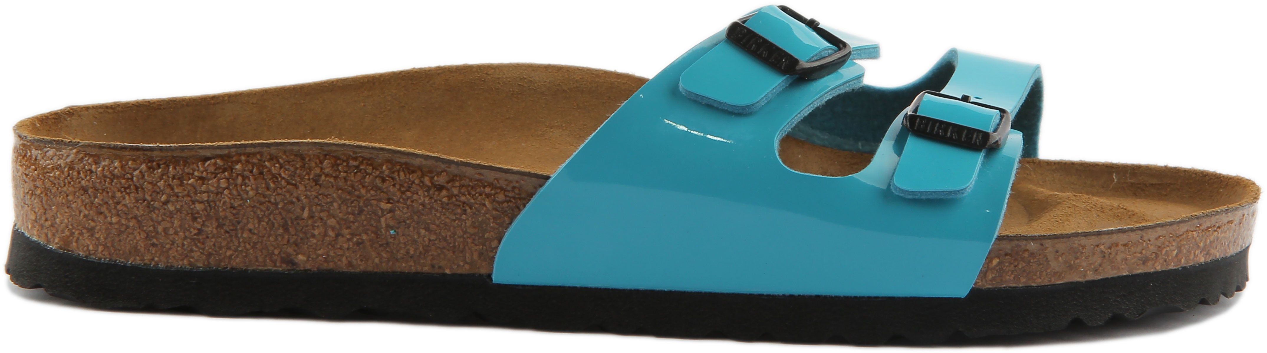 Birkenstock Ibiza Sandales Birko Flor à double lanière pour femmes en bleu marine Secondary image