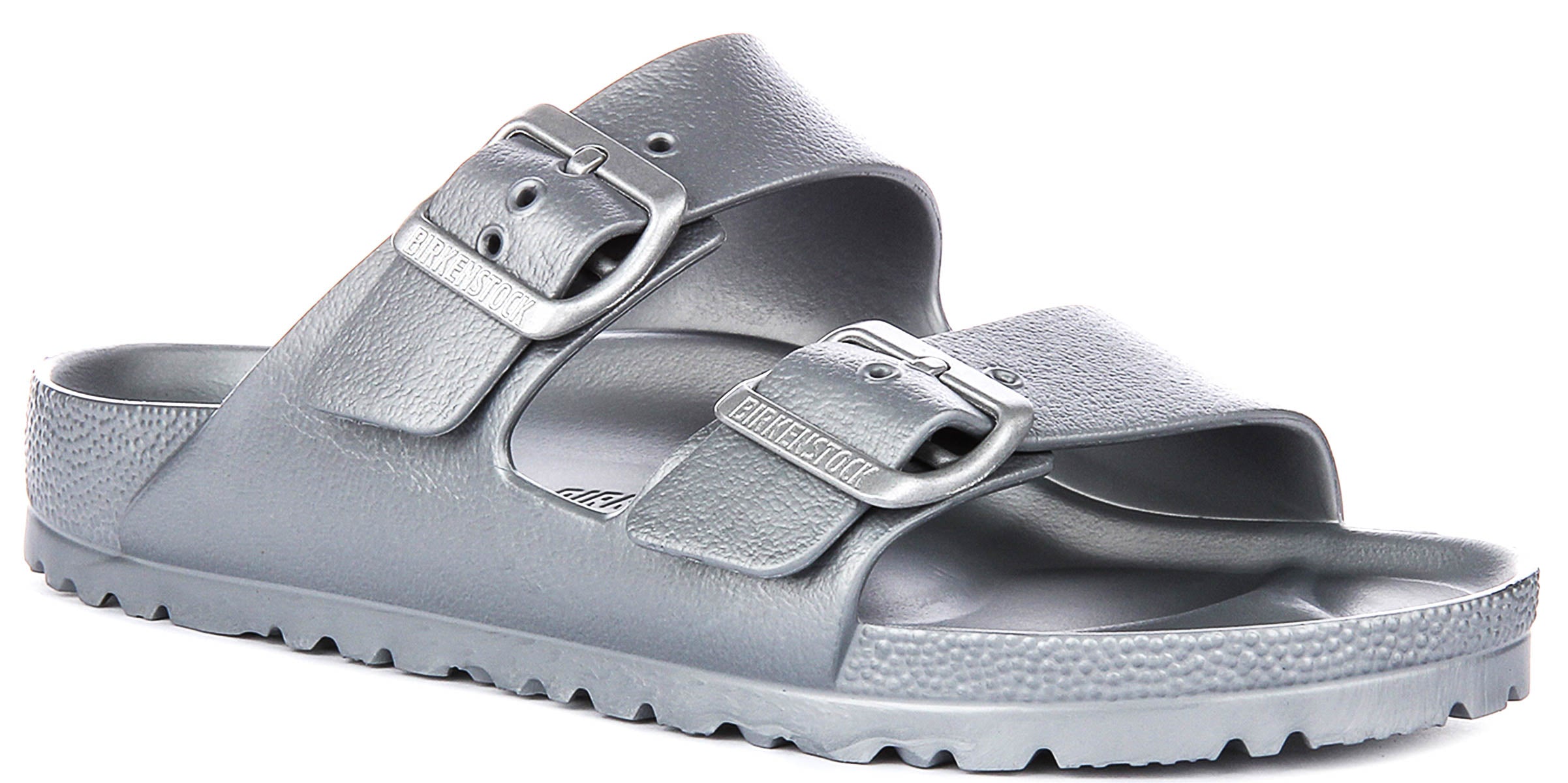 Birkenstock Arizona Eva In Silver | Narrow Fit Main image
