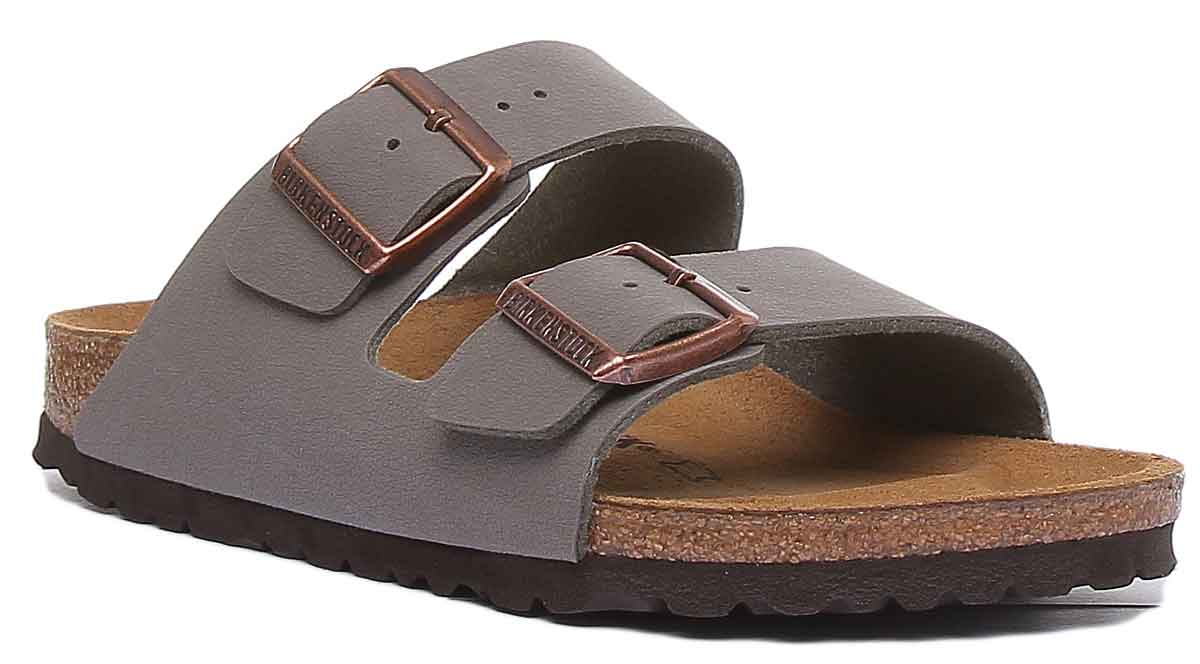Birkenstock Arizona sandales à double lanière en pierre Birko Flor en liège pour femmes Main image