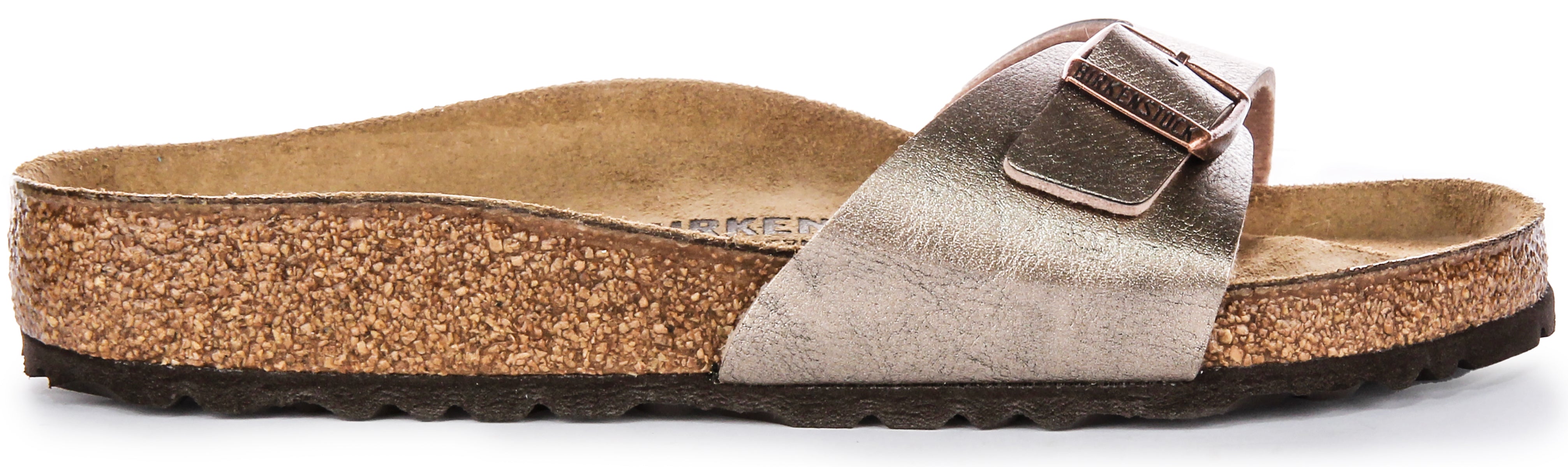 Birkenstock Madrid BF Sandales en Birko Flor pour femmes en taupe Secondary image