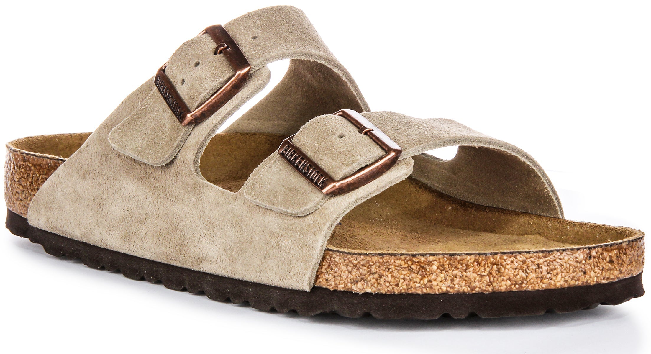 Birkenstock Arizona Semelle Douce en Taupe Main image