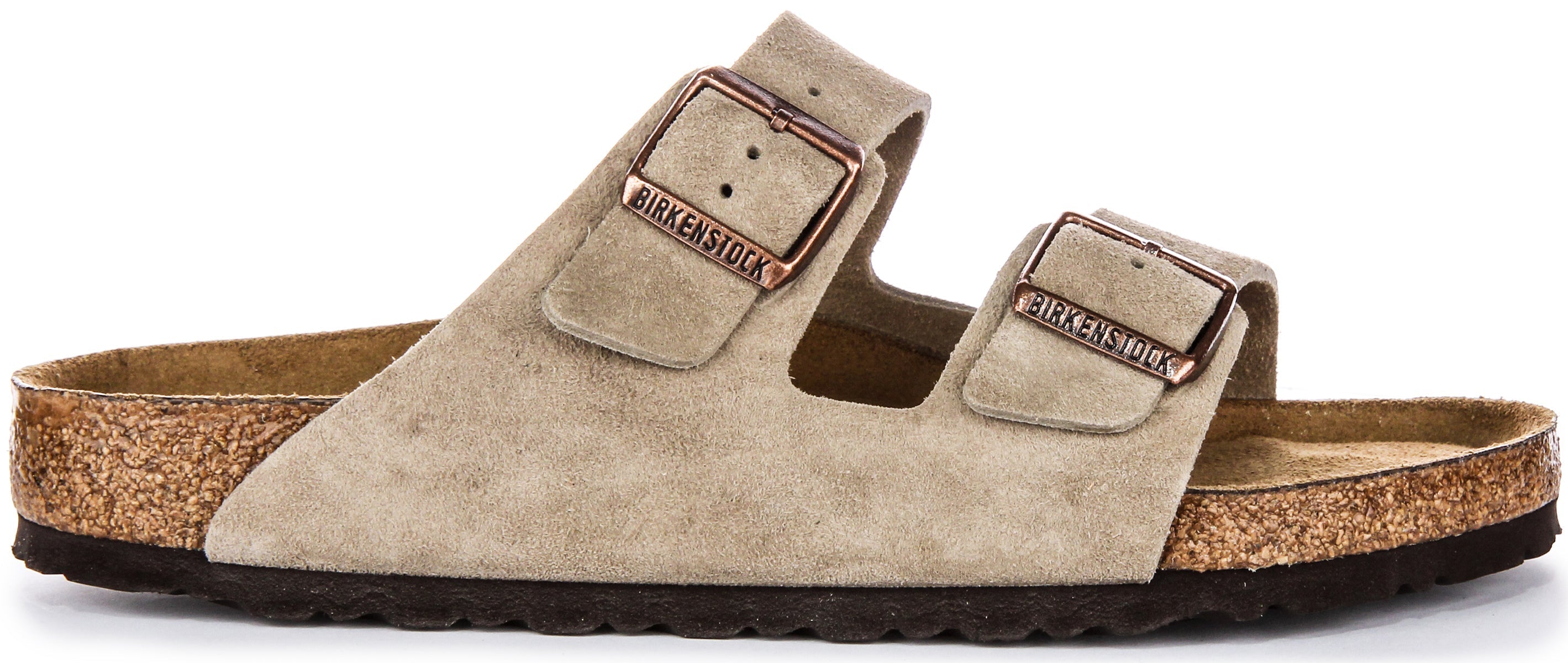 Birkenstock Arizona Semelle Douce en Taupe Secondary image