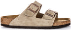 Birkenstock Arizona Semelle Douce en Taupe
