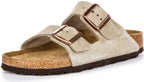 Birkenstock Arizona Semelle Douce Taupe | Coupe Étroit