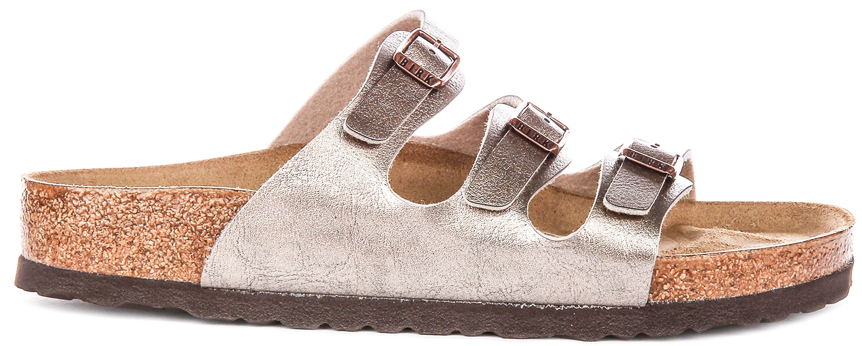 Birkenstock Florida Bs In Taupe | Regular Fit Secondary image