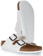 Birkenstock Arizona Sandale Birko Flor à double lanière poure en blanc