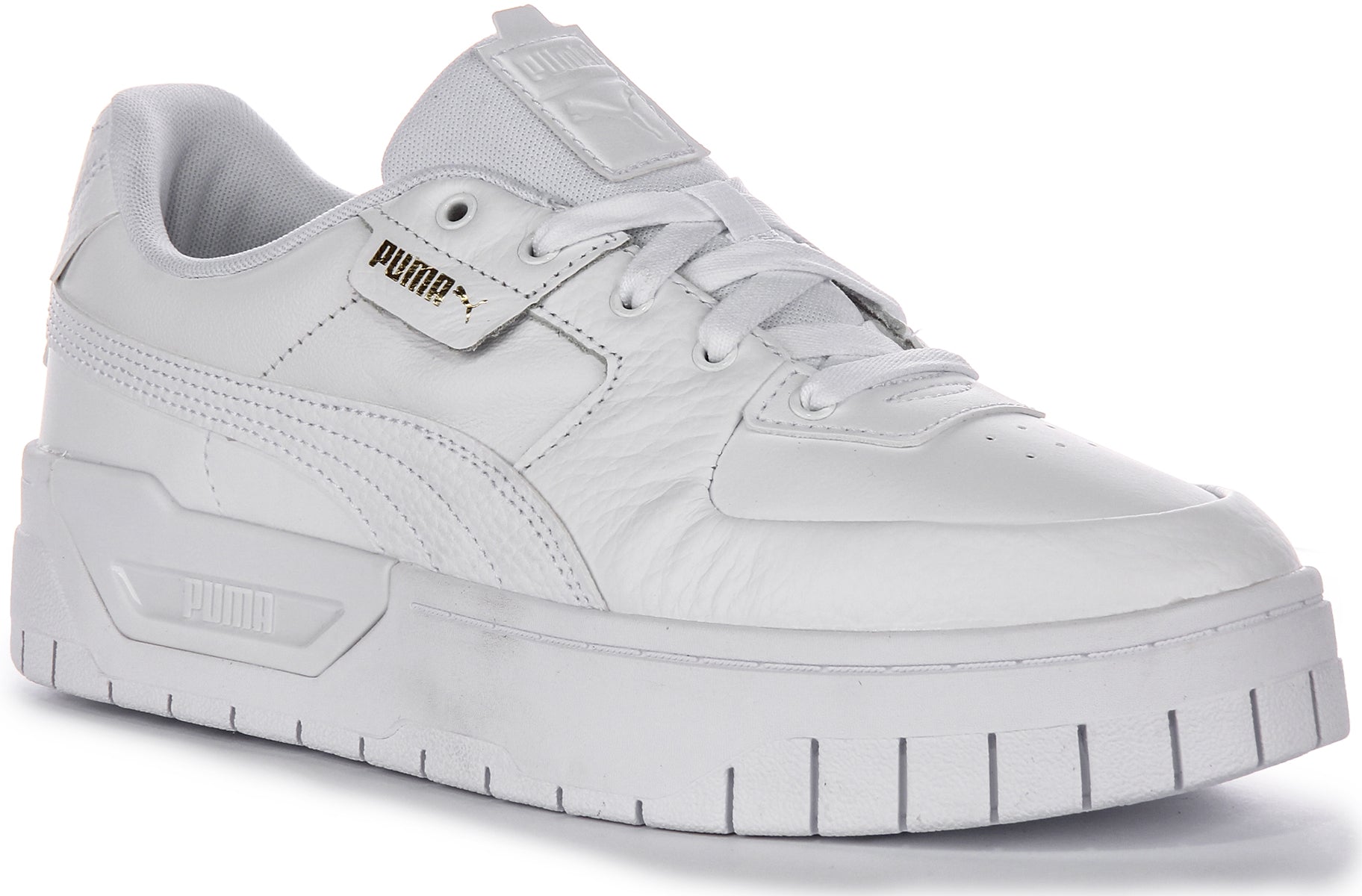 Puma Cali Dream Baskets Femme en Cuir Blanc Modèle à Lacets Classique Main image