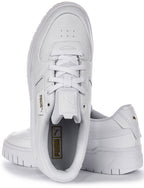 Puma Cali Dream Baskets Femme en Cuir Blanc Modèle à Lacets Classique
