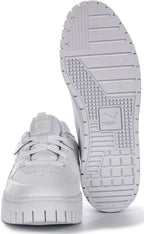Puma Cali Dream Baskets Femme en Cuir Blanc Modèle à Lacets Classique