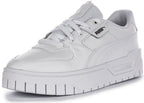 Puma Cali Dream Baskets Femme en Cuir Blanc Modèle à Lacets Classique